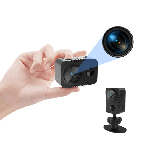 Full HD 1080p Mini Spy with PIR Motion Detector and Night Vision Small Nanny ...
