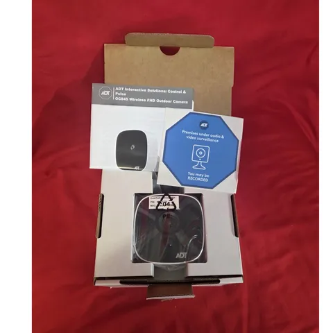 ADT OC845 Pulse 1080p FHD Wireless Wi-Fi Outdoor Weatherproof Camera Black