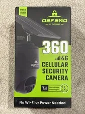 Defend by Tactacam 360 Cellular Security Camera DFD-PTZ01 With Battery Pack -NEW