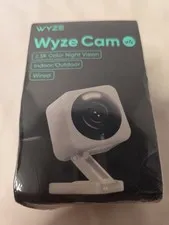 Wyze Can V4 2.5 K Security Camera with Night Vision White Brand New Sealed 