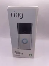 Ring Battery Doorbell Camera, Hd Video Camera, Wifi New Unopened,  Satin Nickel 