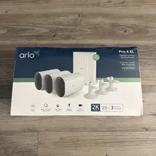 Arlo Pro 4 XL Spotlight Wireless Indoor/Outdoor 3 Camera Bundle