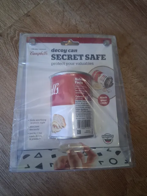Campbell's Soup Decoy Can Secret Safe - Hide money where Thieves won't look 