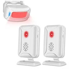 Wireless Door Sensor Chime Motion Detector Alarm System 2 Receivers