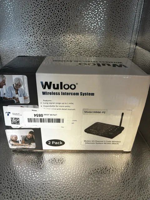 Wuloo WL666 Wireless Intercoms System - Black