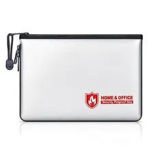 3000 Fireproof Document Bag Waterproof Money Zipper Storage Safe 18x11 Inch