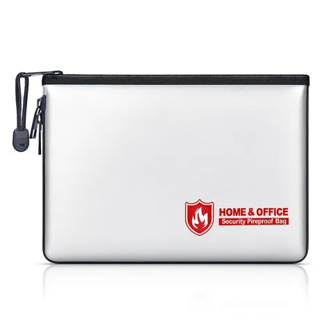 3000 Fireproof Document Bag Waterproof Money Zipper Storage Safe 18x11 Inch