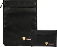 2 Pcs Fireproof Waterproof Document Bag(2000℉) – Fire & Waterproof Money Pouchfo