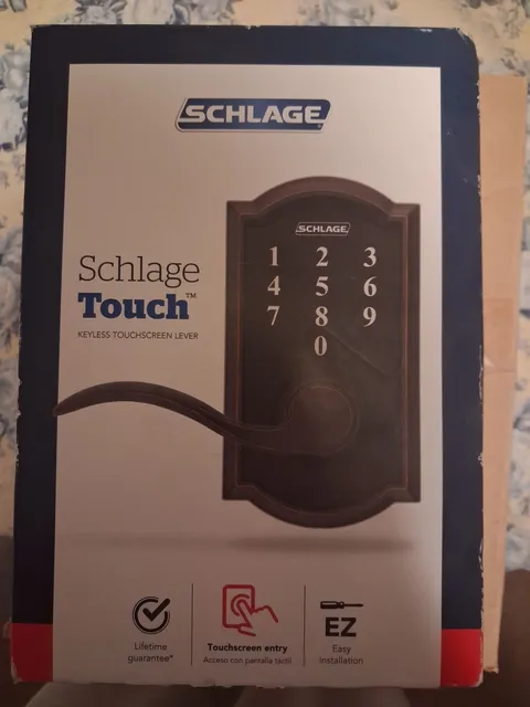 shlage touch keyless entry door lever