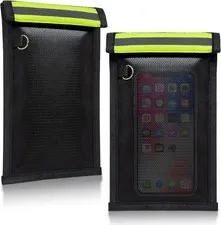 2 Pack Military Grade Faraday Bags for Phones & Car Keys, Anti-Tracking Anti-The