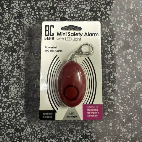 Bc Gear Mini Safety Alarm With Led Light Powerful 100db Alarm Batteries Included