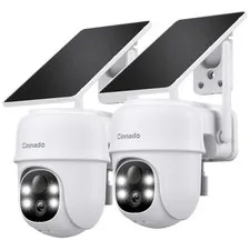 Solar/Battery Powered Home Surveillance x2