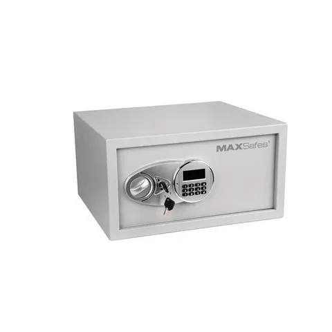 MAXSafes 1.0 cu. ft. Safe with Electronic Keypad Lock Access Grey