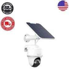 Smart WiFi Security Camera with Solar Power & Human Detection for Safe Homes