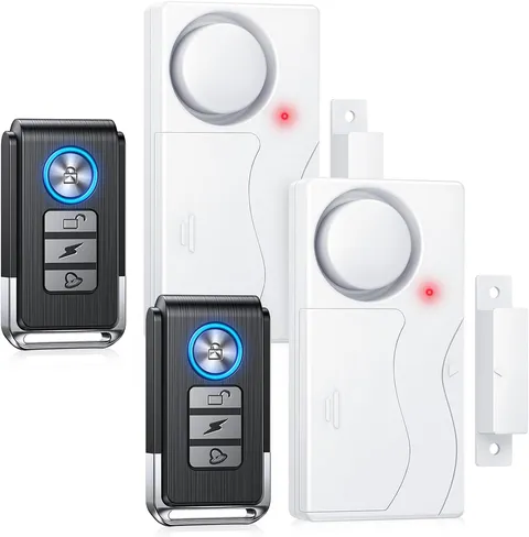 2 set MINI Door Alarm Window Alarm with Remote Control for Home/Business/Room
