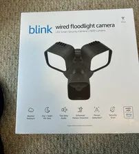 Blink Wired Floodlight Camera Wired LED Smart Security Camera 2600 Lumens