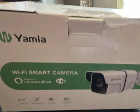 Yamla Wi-Fi IP/Network Surveillance Camera 1080p Alexa Night Vision Motion