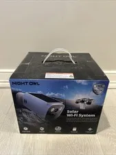 Night Owl 2K 64GB Hub Recorder Security System w/ 3 Battery Solar Cameras