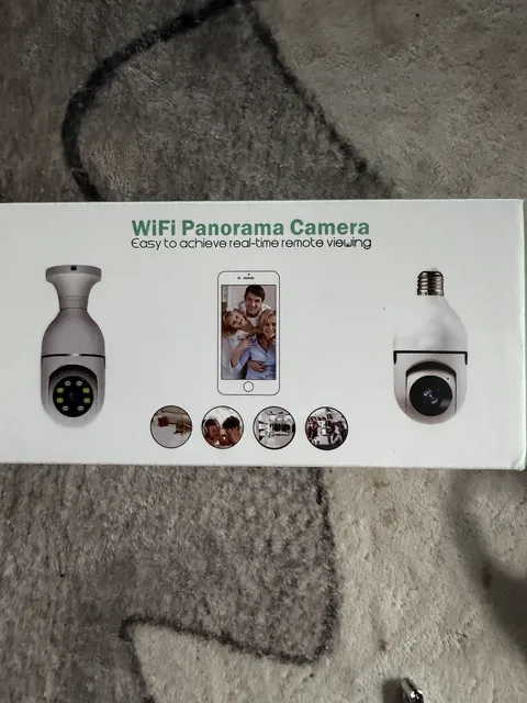WiFi Panorama Camera Panoramic IP Network Indoor Wi-Fi Wireless White 1 Cam
