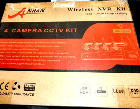 Open Box / Anran AR-24NR-WiFi w/ 7"  Monitor, 4 Wireless Cameras / No Hard Drive