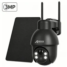 ANRAN Solar Battery Outdoor Wireless Security Camera System WiFi IR Night Vision