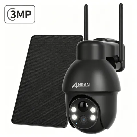 ANRAN Solar Battery Outdoor Wireless Security Camera System WiFi IR Night Vision