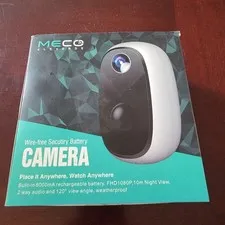 MECO ELEVERDE Wireless Security Camera FHD 1080p Night Vision Wi-Fi 128GB