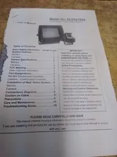 7" Video Safety System B+W ELVS2709A MONO VIDEO W/JCS-27A SAFETY CAMERA...