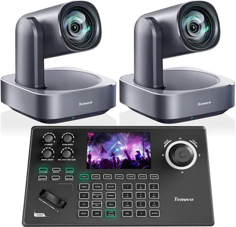 4K PTZ Camera and Controller Bundle/Kits, 12X AI Tracking Hdmi/Usb/Lan(Poe) 4K P