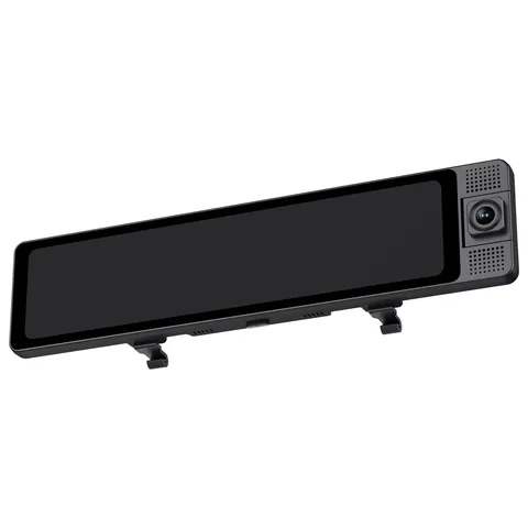 Rearview Mirror Dash Cam UHD 4K 3 Channel Car Video Recorder WIFI W/Rear Camera