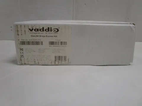 VADDIO 999-9595-070 OneLINK Bridge Express for HDBaseT Cameras NEW OPEN BOX