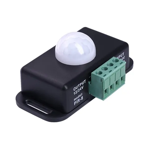 BS009 PIR Motion Sensor Switch LED Strips Lighting Controller 12V 24V
