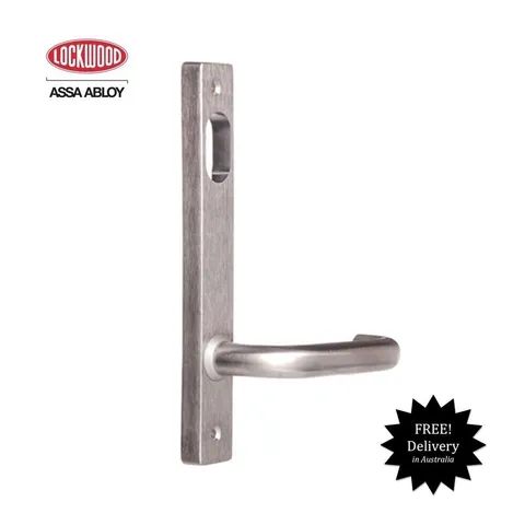 Lockwood 490170SC Interior Plate-Square End Door Furniture-FREE POST