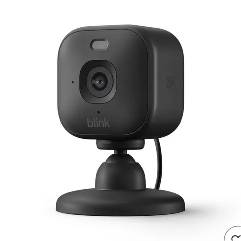 Blink Mini 2K+ Indoor Wi-Fi IP Surveillance Camera, Alexa Compatible, Black