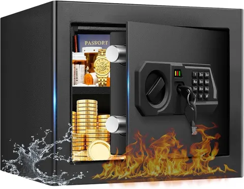 1.3 Cub Small Safes Home Use Fire & Water Proof Digital Security Fireproof Safe