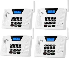 5300ft Hands Free Wireless Intercom System 4 Pack