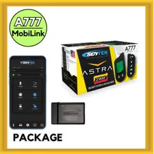 Scytek A777 Alarm 2 Way Remote Control Security System Mobilink App G3 Combo