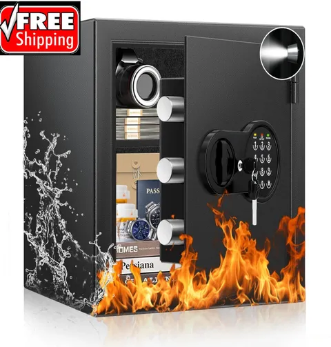 2.0 Cuft Fireproof Safe Box with Digital Keypad & Alarm