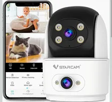 Vstarcam C996 Indoor WiFi IP Camera Dual Lens Pan/Tilt Night Vision 2-Way