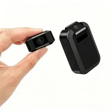 PANNOVO Mini WiFi Security Camera 1080P Wireless Surveillance Cam Black