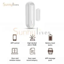 Tuya WIFI Smart Home Window Door Burglar Security Alarm System Magnetic Sensor
