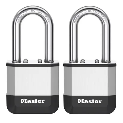Master Lock Elite Padlock 44mm LS KA Twin Pack