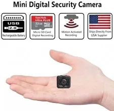 Mini Action Security Camera No WiFi Portable Body Cam Small SD Card Video Record
