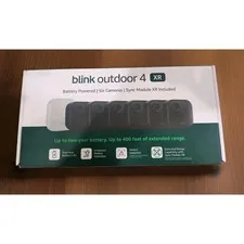 New Blink Security Cameras 6 Camera Set Outdoor 4 XR  Sync Module HD Wireless