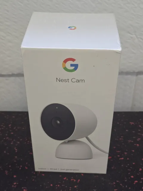 NEW Google Indoor Nest Security Cam 1080p (Wired) 2nd Generation Snow SEALED