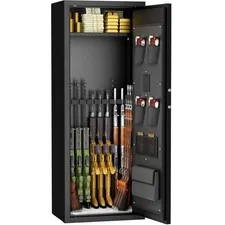 INTERGREAT Gun safes,Large Gun Safe, Gun Safes for Home Rifle and Pistols, Lo...