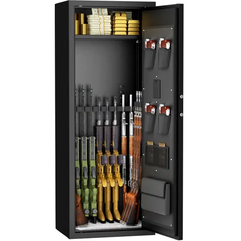 INTERGREAT Gun safes,Large Gun Safe, Gun Safes for Home Rifle and Pistols, Lo...