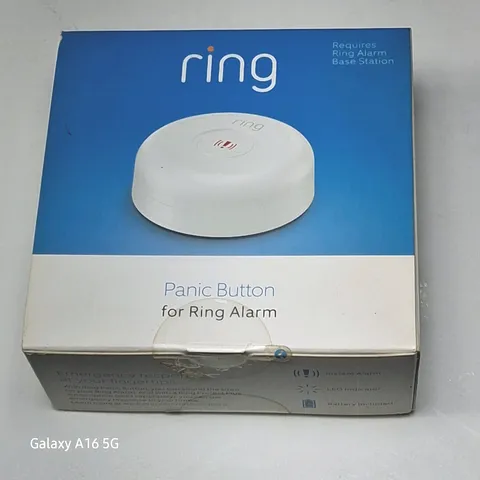 ring Panic Button for Ring Alarm Instant Alarm LED Indicator Battery Included