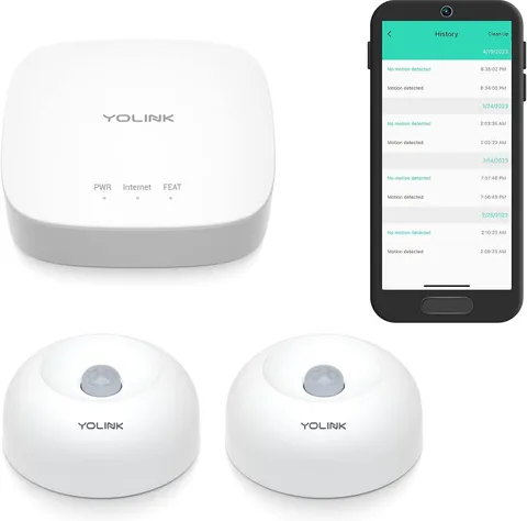 Lora 1/4 Wireless Range Smart Motion Sensors, Indoor Motion Detector, Alexa, IFT
