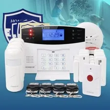 HOMSECUR Wireless &wired WIFI 4G SMS Autodial Burglar Alarm System+SOS Intercom